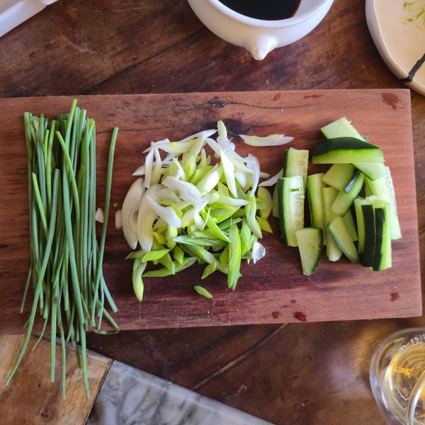 Mise en place, preparación de ingredientes